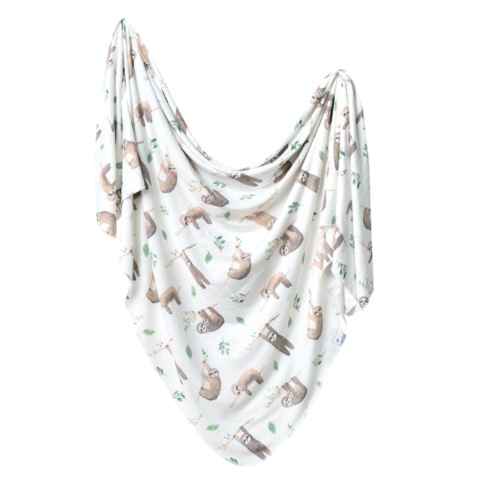 Copper Pearl Knit Swaddle Blanket Single | Noah