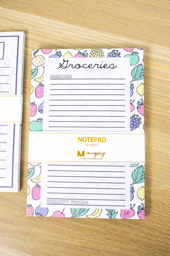 Groceries Notepad