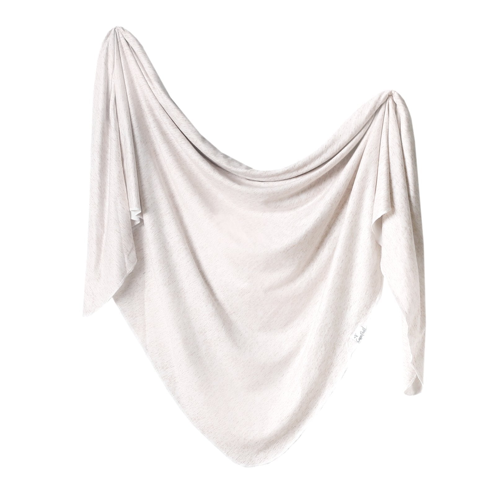 Copper Pearl Knit Swaddle Blanket Single| Oat