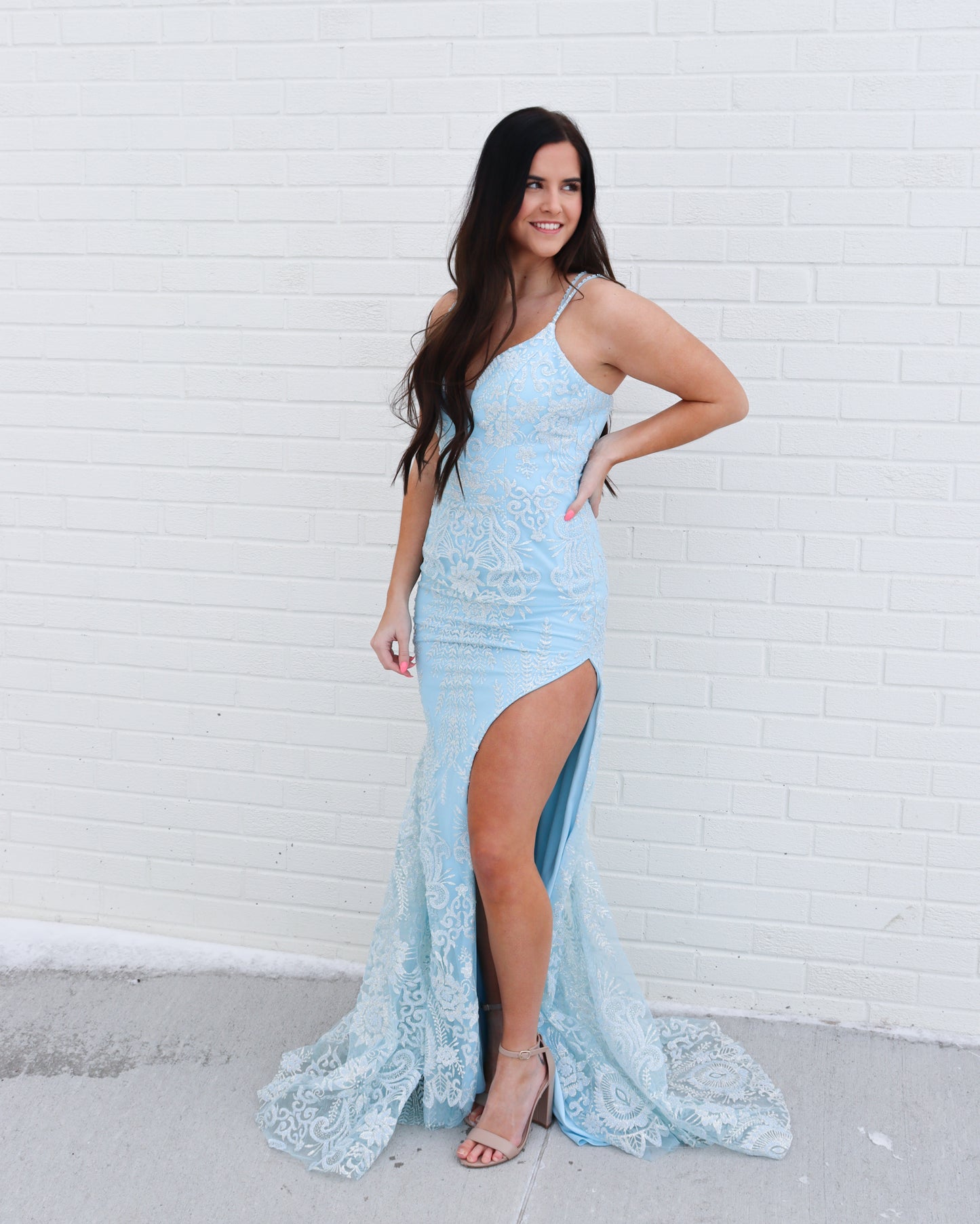 Load image into Gallery viewer, Prom Dress 70463 | Powder Blue
