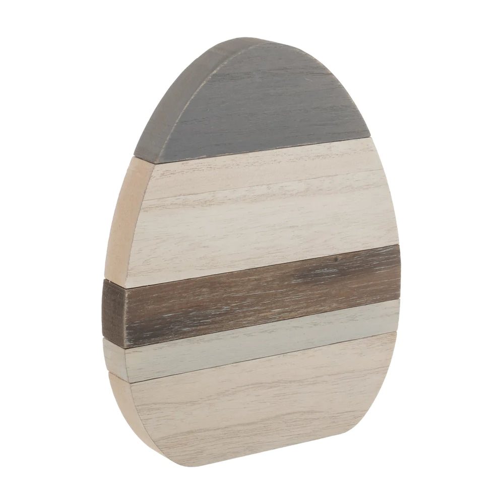 Lrg. Gray Plank Egg