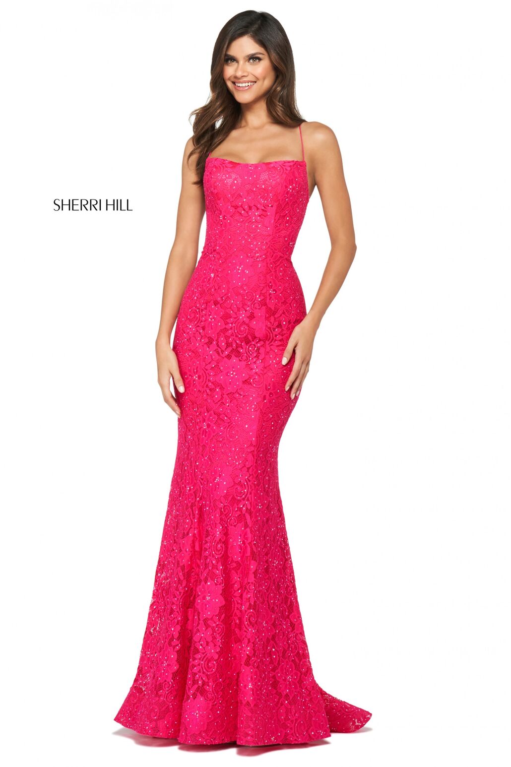 53359 Prom Dress Bright Pink, Aqua, Yellow, Coral, Blush