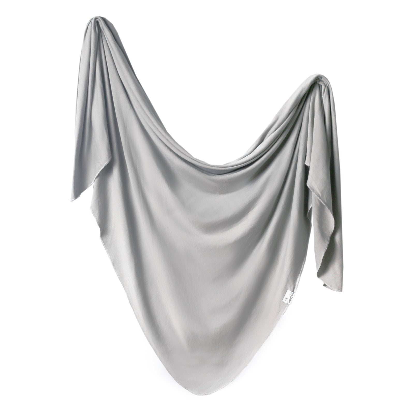 Copper Pearl Knit Swaddle Blanket Single | Stone