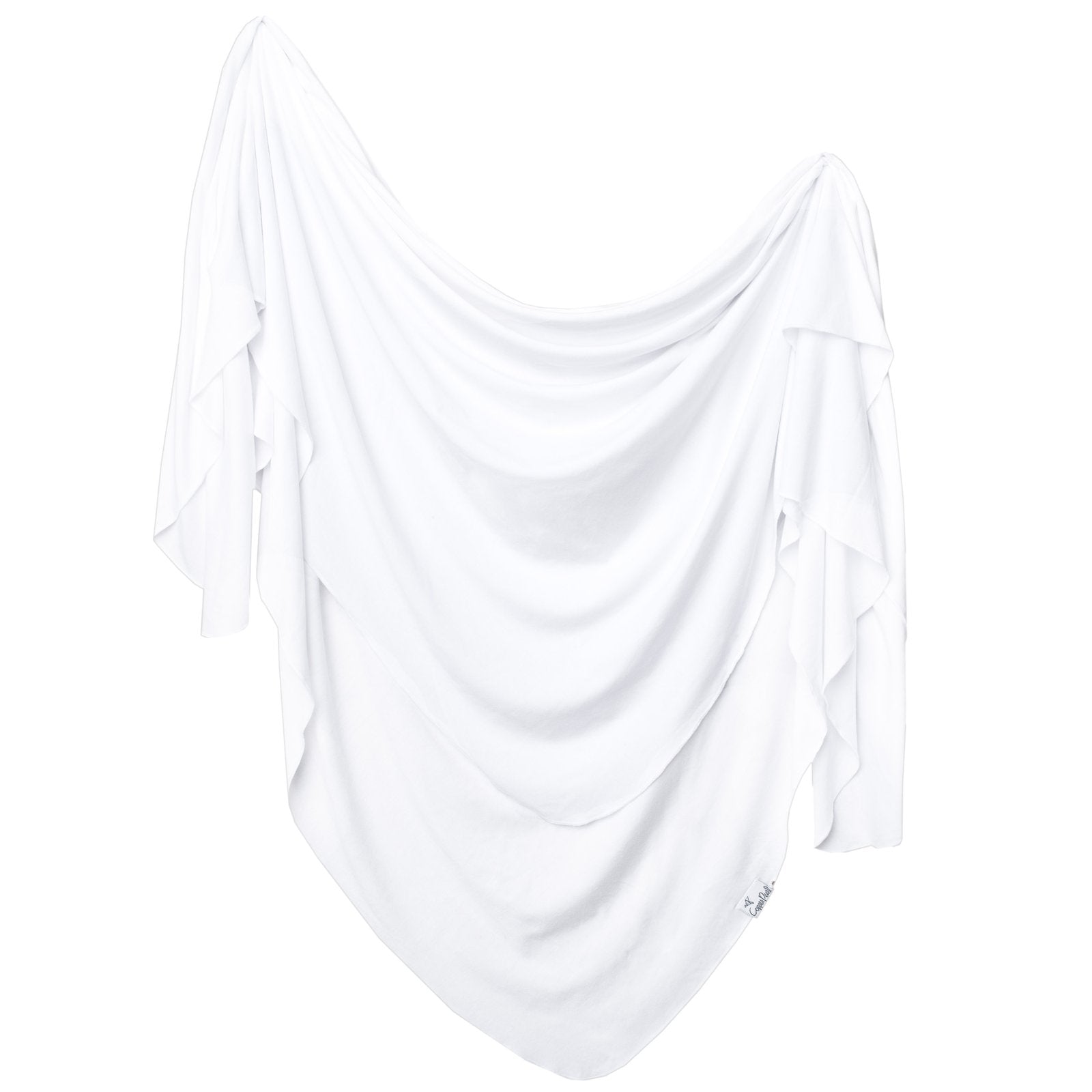 Copper Pearl Knit Swaddle Blanket Single | Dove