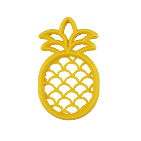 Chew Crew Silicone Baby Teether | Pineapple