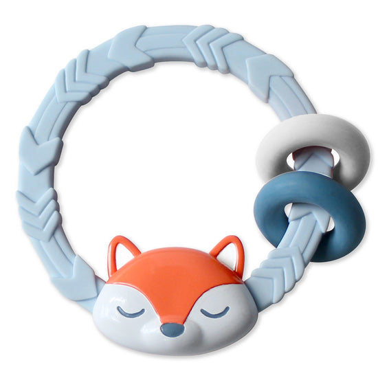 Ritzy Rattle Silicone Teether | Fox