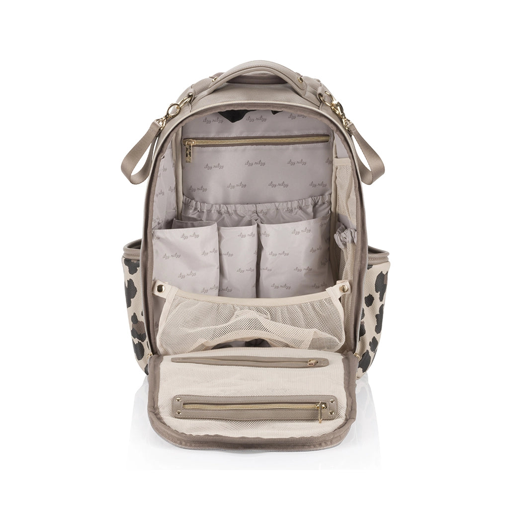 Load image into Gallery viewer, Leopard Boss Plus Backpack Diaper Bag
