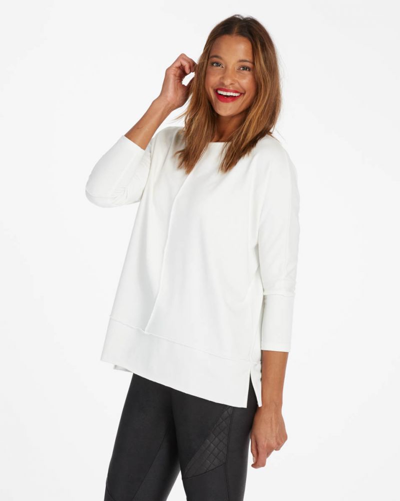 Perfect Dolman 3/4 Sleeve Top in Powder – Research and Design