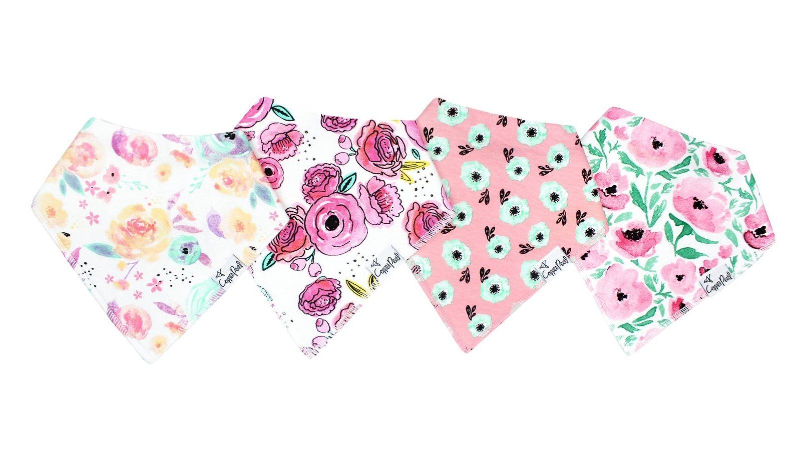 Copper Pearl Bandana Bib Set | Bloom