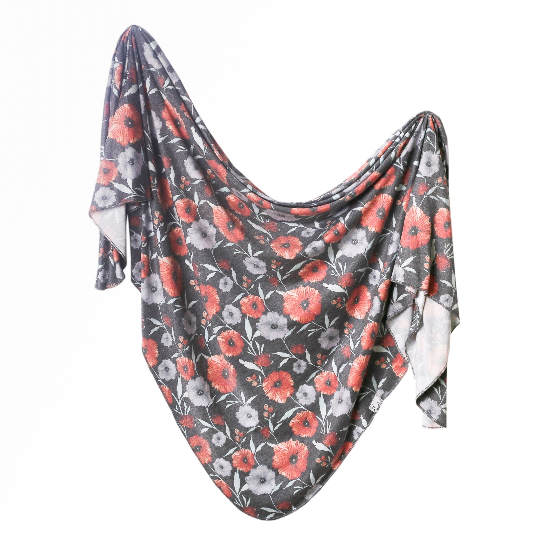 Copper Pearl Knit Swaddle Blanket Single | Poppy