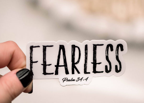 Fearless Christian sticker