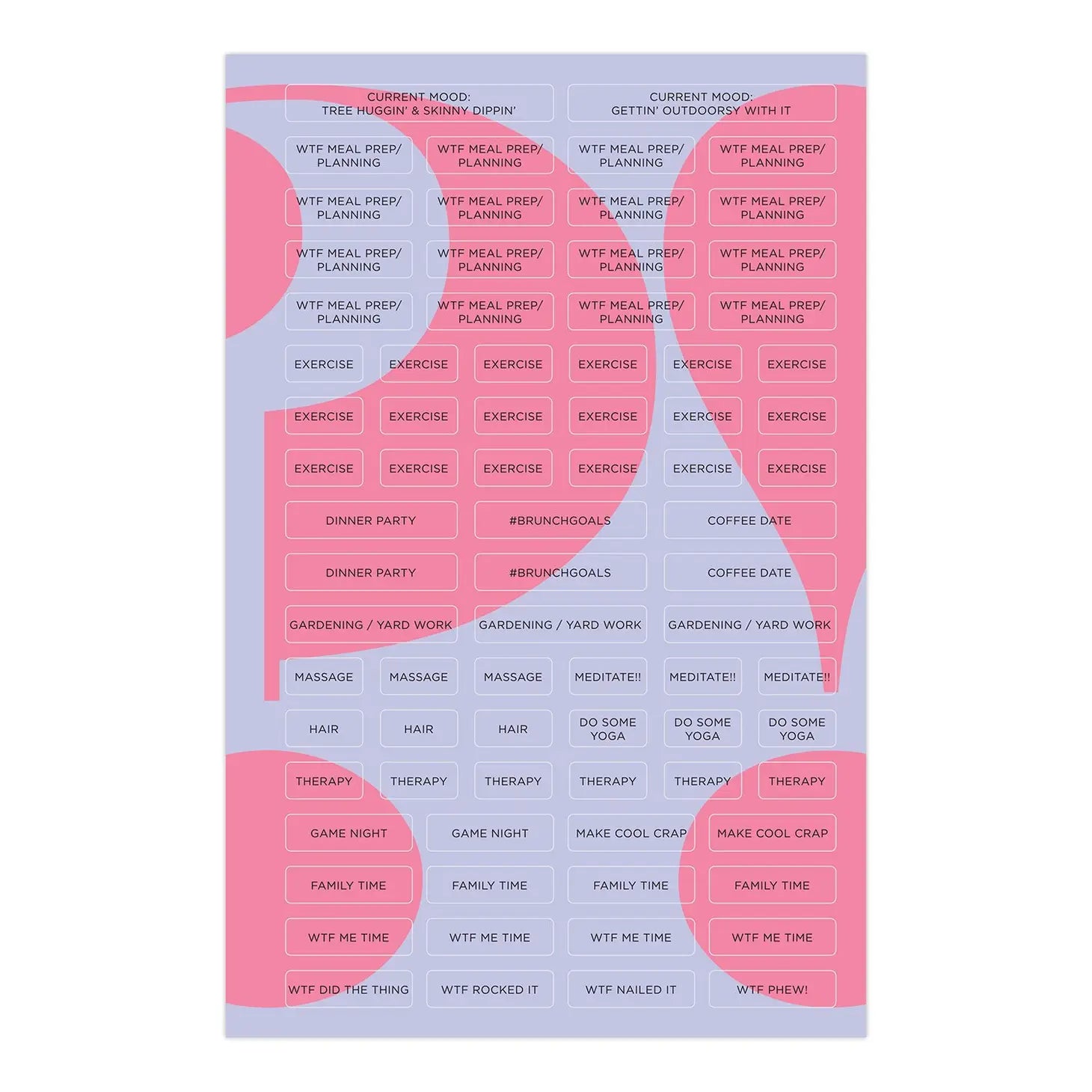 WTF Large Hardcover Planner