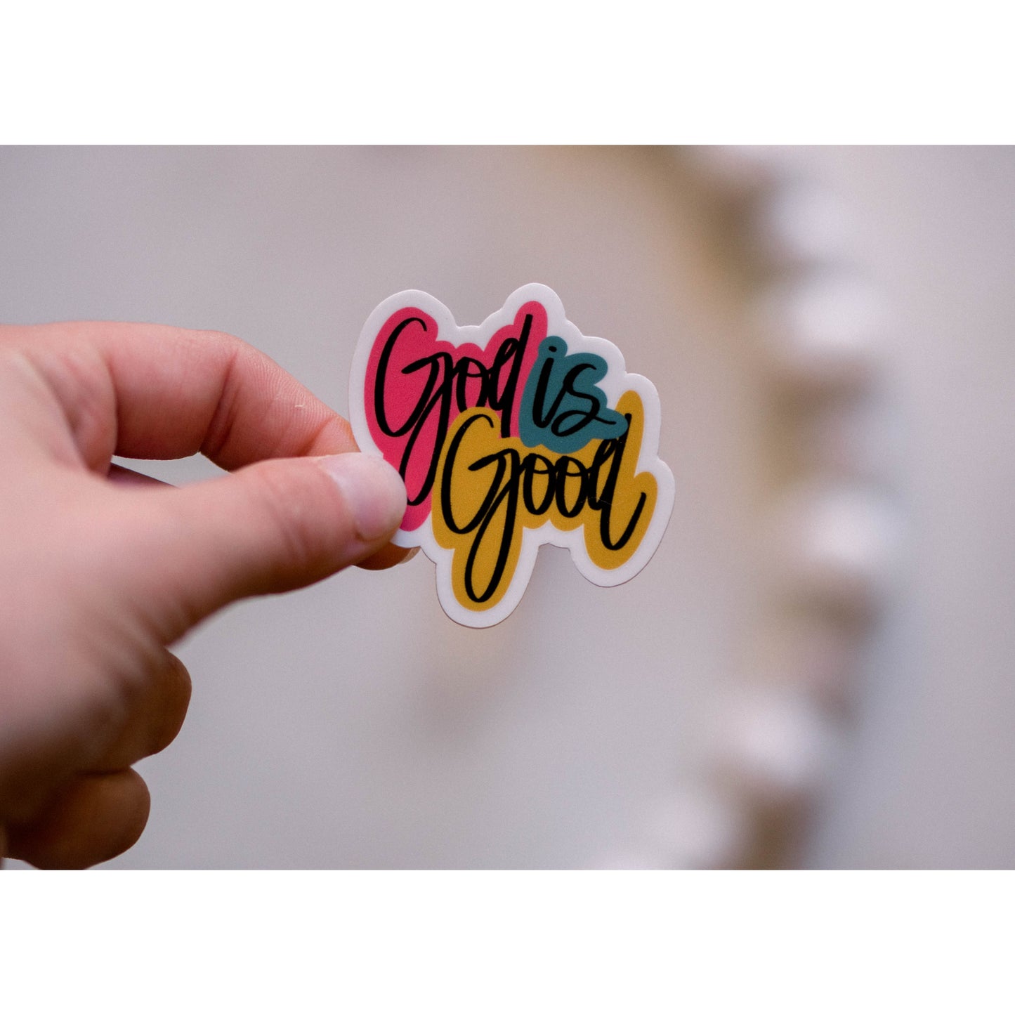 God Is Good Mini Vinyl Sticker