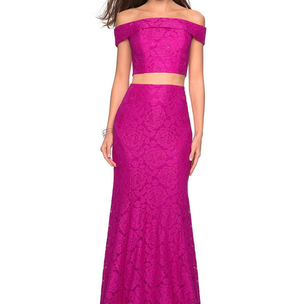 27443 Prom Dress Hot Pink