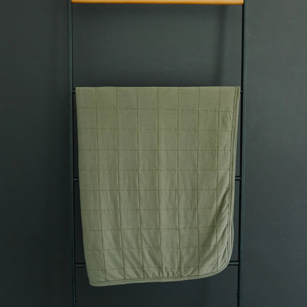 
                      
                        Olive Bamboo Quilt
                      
                    