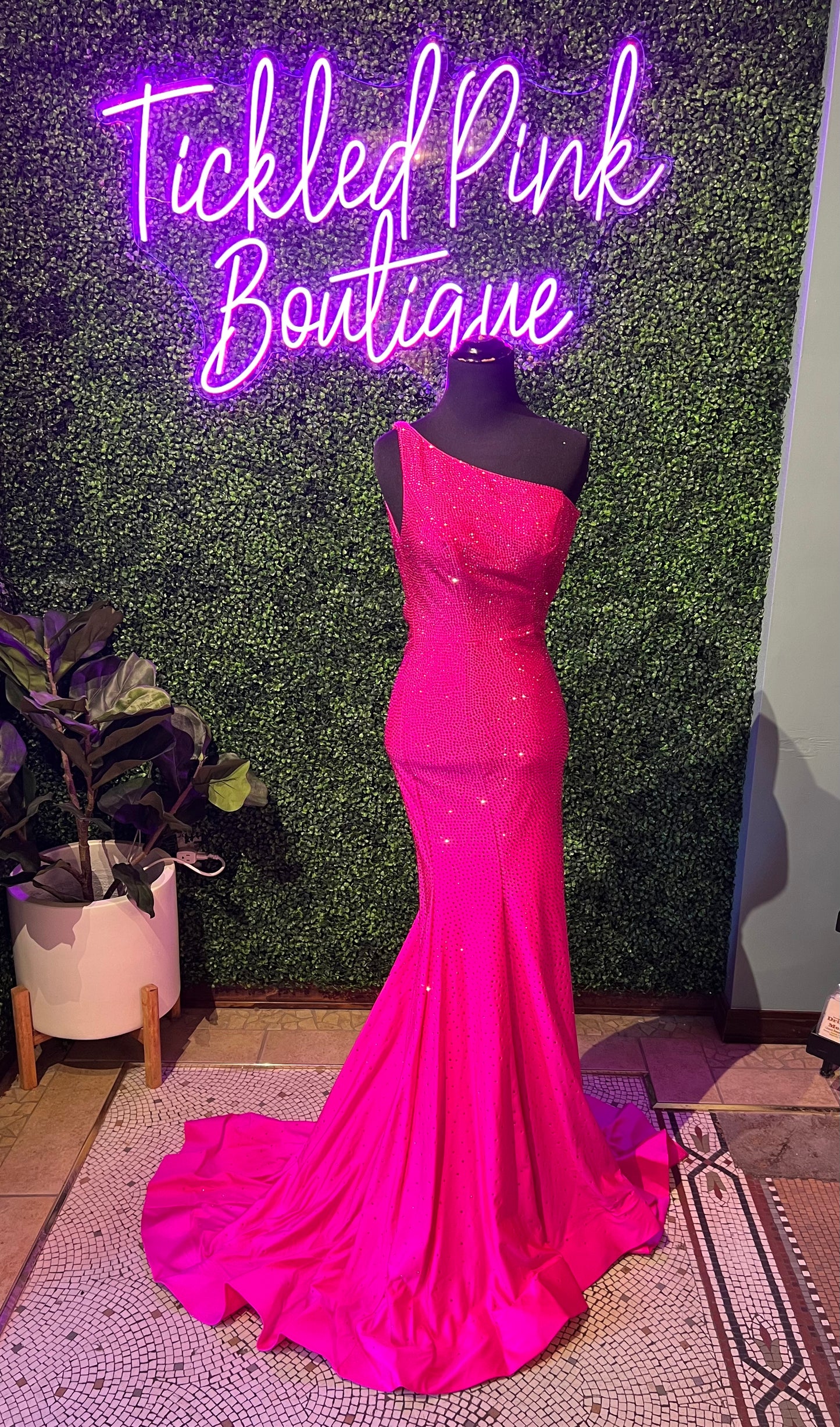 Prom Dress 54853 | Bright Fuschia