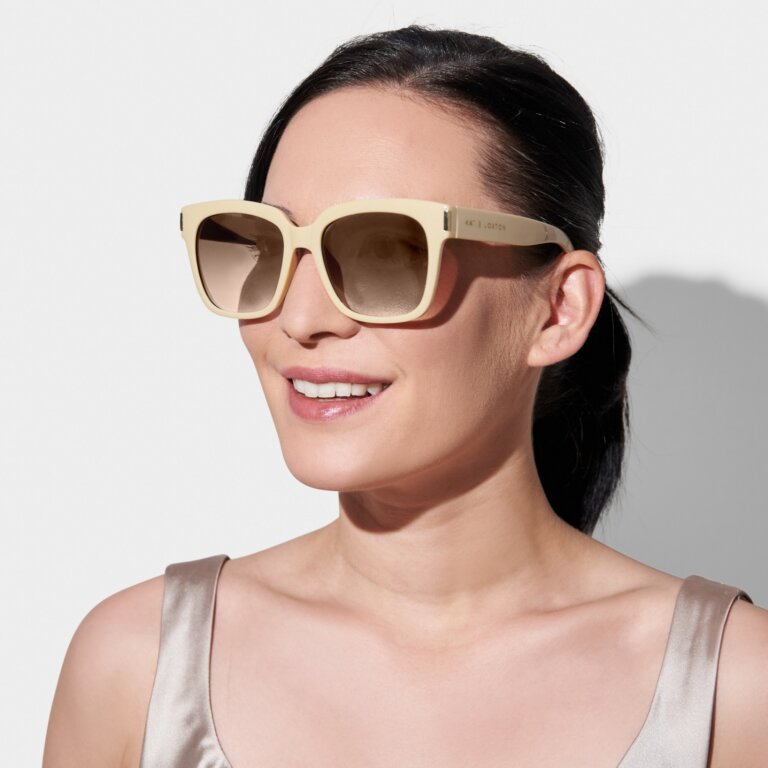 Roma Sunglasses | Nude