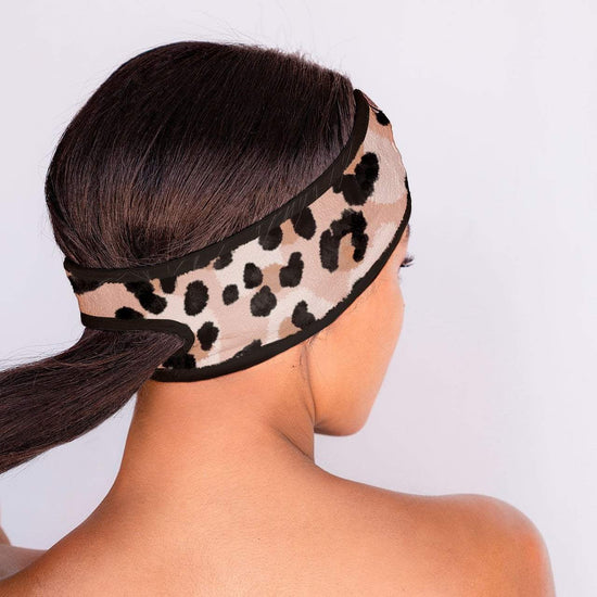 Microfiber Spa Headband | Leopard