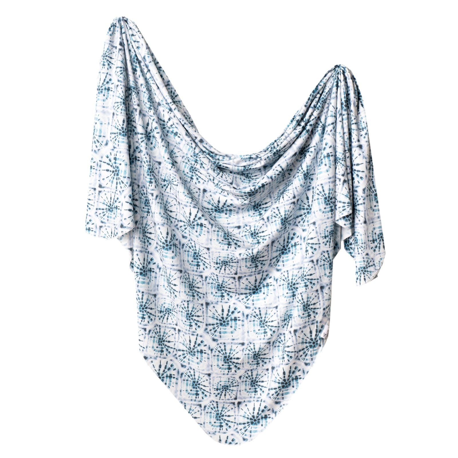 Copper Pearl Knit Swaddle Blanket Single | Indigo