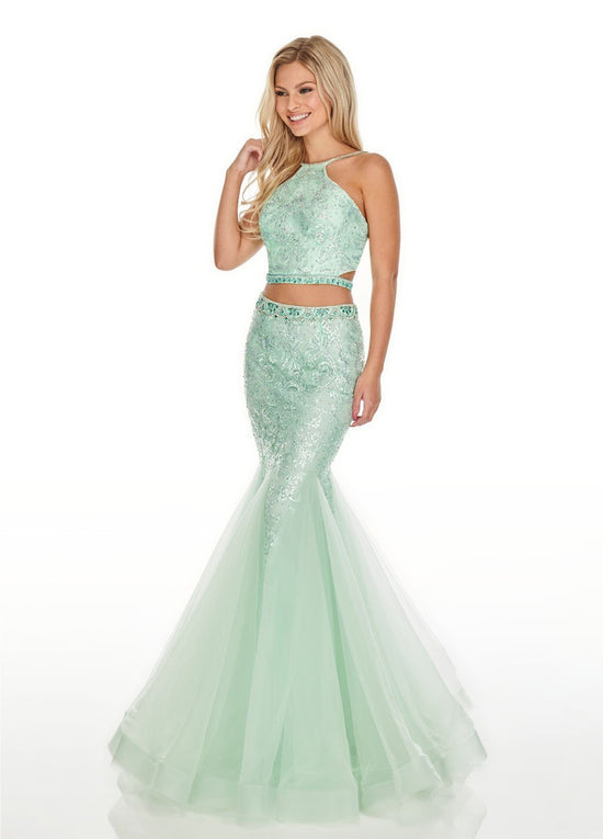 7057 Prom Dress Mint
