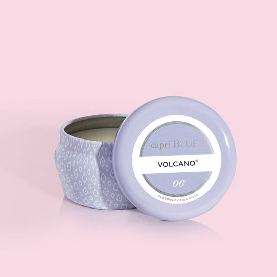 Load image into Gallery viewer, Mini Tin Digital Lavender Volcano Candle
