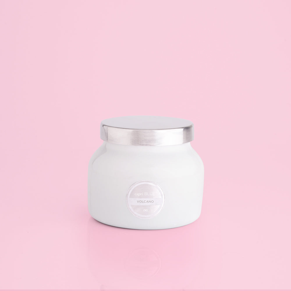 White Petite Jar 8oz. | Volcano